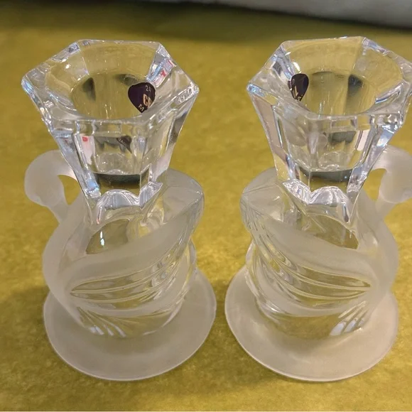 PartyLite Swan Crystal Candle Holders - Picture 8 of 9